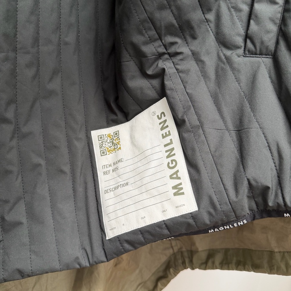 Magnlens Fishtail Olive Green Parka Jacket Size Medium - Picture 12 of 16